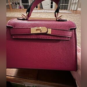 Chic Burgandy Mini Bag
